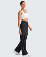 G4Free Activewear ShiftReady High Waisted Wide Leg Dress Trousers 