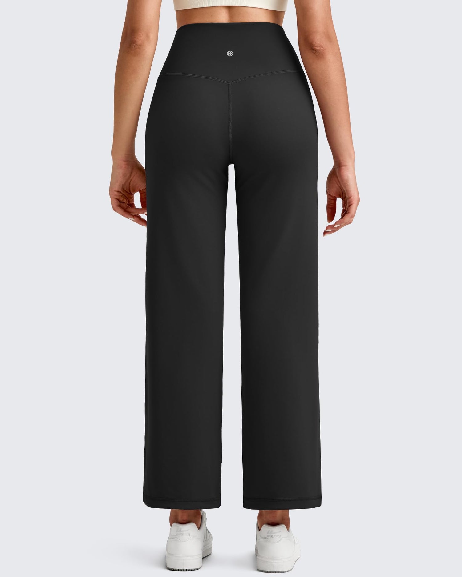 BareFeel High Waist Wide Leg Ankle Length Pants