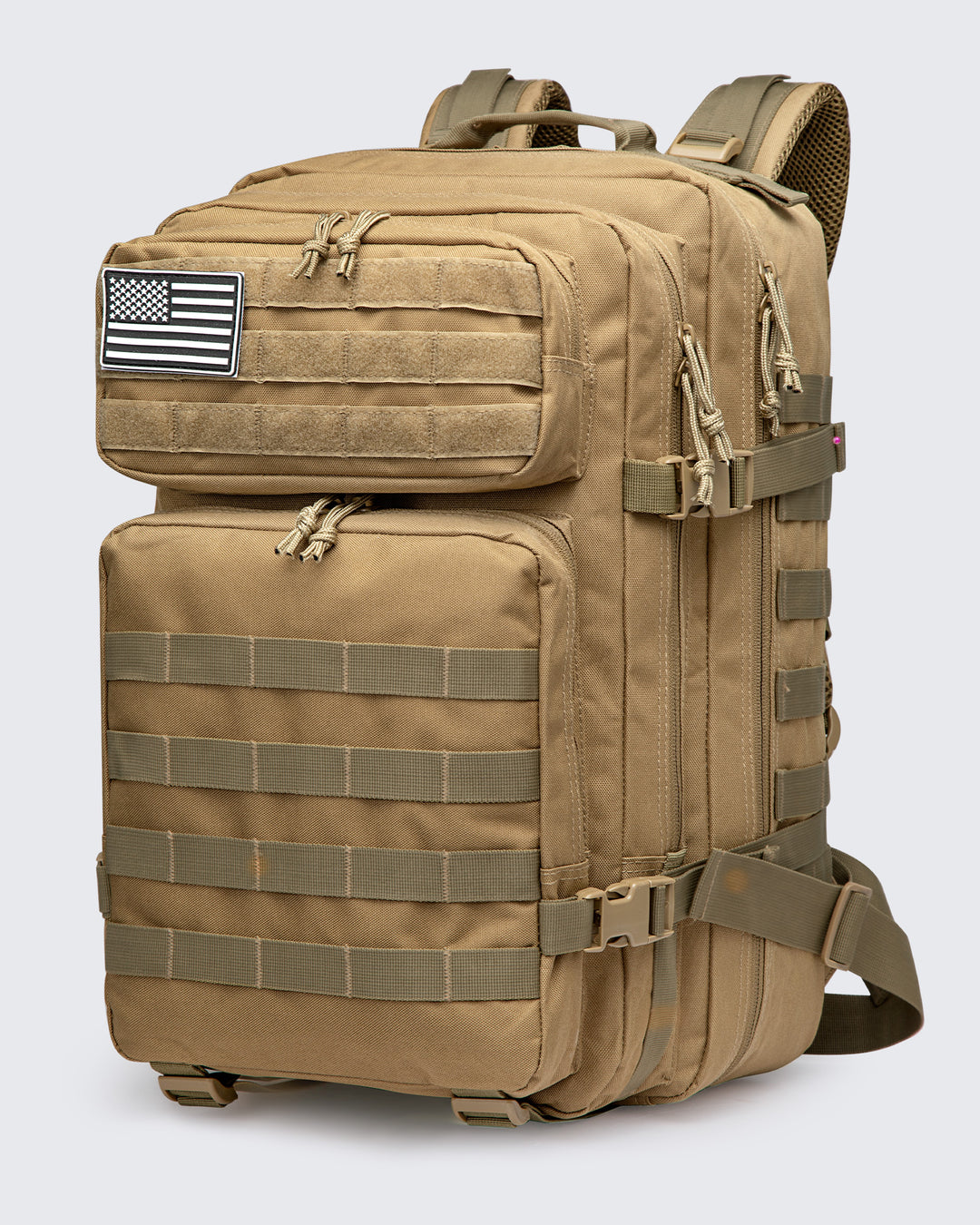 45L Military Tactical Backpack 3 Day Assault Survival Molle Pack Bug Out Bag Purple