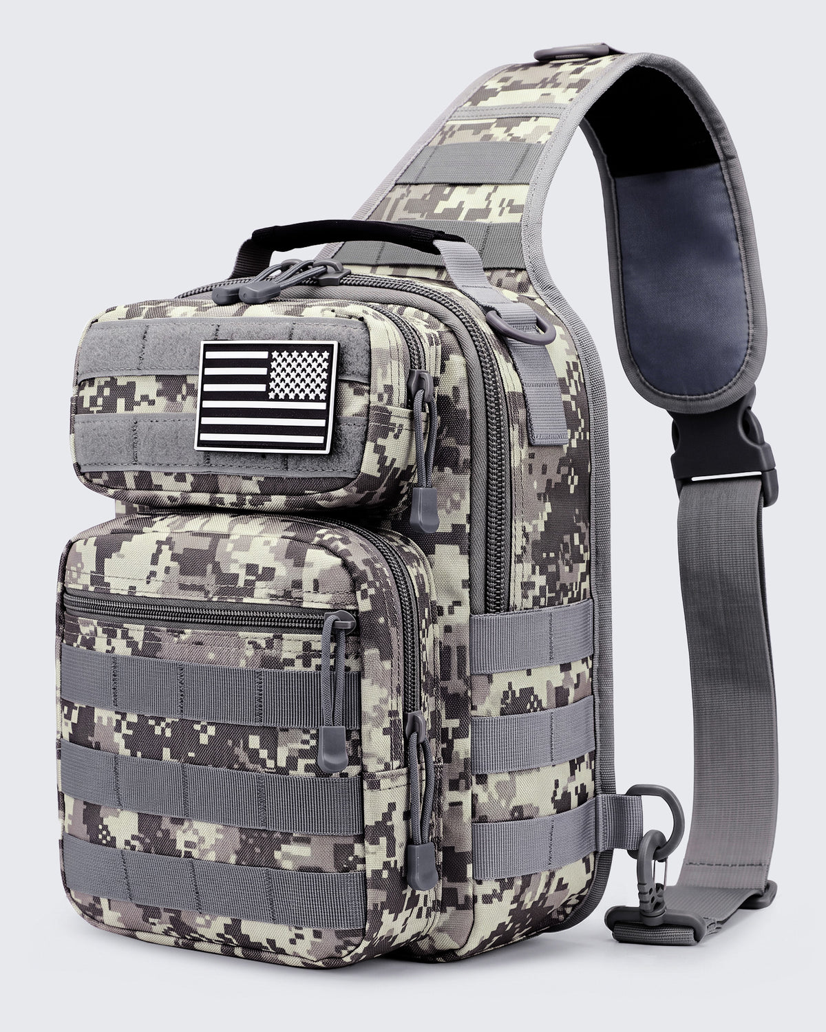 10L Military Tactical Sling Bag MOLLE EDC