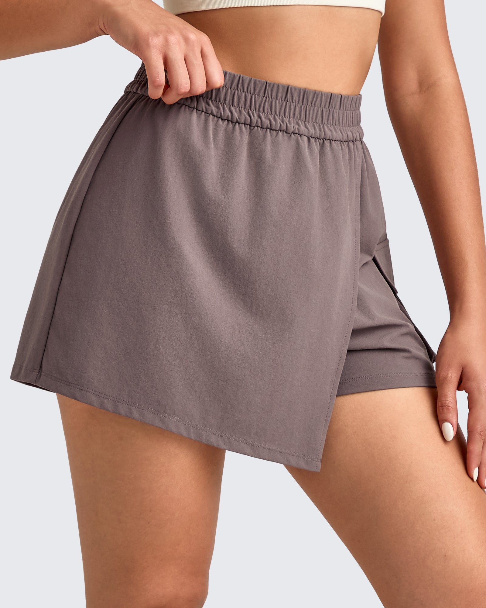 G4Free - 2 in 1 Elastic Waist Tennis Skorts -GF25E443AA-S-GF25E443AB-M-GF25E443AC-L-GF25E443AD-XL-GF25E443AE-XXL