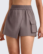 G4Free - 2 in 1 Elastic Waist Tennis Skorts -GF25E443AA-S-GF25E443AB-M-GF25E443AC-L-GF25E443AD-XL-GF25E443AE-XXL