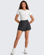 G4Free Activewear - 2 in 1 Elastic Waist Tennis Skorts -GF25E443AA-S-GF25E443AB-M-GF25E443AC-L-GF25E443AD-XL-GF25E443AE-XXL