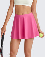 G4Free Activewear - Athletic Down The Line Tennis Skirt -GF25H350AA-S-GF25H350AB-M-GF25H350AC-L-GF25H350AD-XL-GF25H350AE-XXL