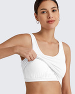 G4Free Activewear - BareFeel Built in Bra Workout Tank Tops -GF25L333AA-S-GF25L333AB-M-GF25L333AC-L-GF25L333AD-XL-GF25L333AF-XS