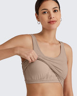 G4Free Activewear - BareFeel Built in Bra Workout Tank Tops -GF25L333AA-S-GF25L333AB-M-GF25L333AC-L-GF25L333AD-XL-GF25L333AF-XS