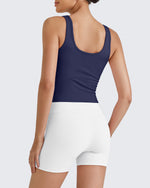 G4Free Activewear - BareFeel Built in Bra Workout Tank Tops -GF25L333AA-S-GF25L333AB-M-GF25L333AC-L-GF25L333AD-XL-GF25L333AF-XS