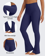 G4Free Activewear - BareFeel Casual High-Waisted Mini Flare Pants -GF24A244AA-S-GF24A245AA-S-GF24A246AA-S-GF24A244AB-M-GF24A245AB-M