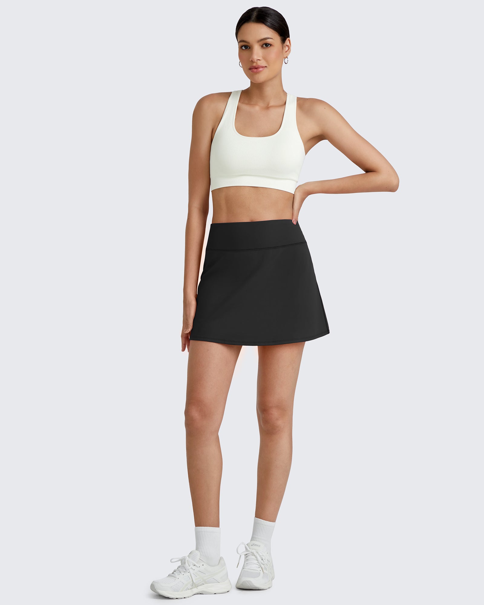 G4Free Activewear - BareFeel Casual Inner Shorts Tennis Skirts 15'' -GF25H393AA-S-GF25H393AB-M-GF25H393AC-L-GF25H393AD-XL-GF25H393AE-XXL