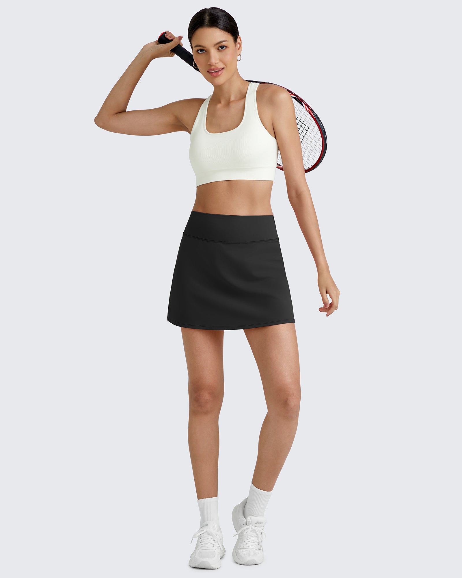 G4Free Activewear - BareFeel Casual Inner Shorts Tennis Skirts 15'' -GF25H393AA-S-GF25H393AB-M-GF25H393AC-L-GF25H393AD-XL-GF25H393AE-XXL