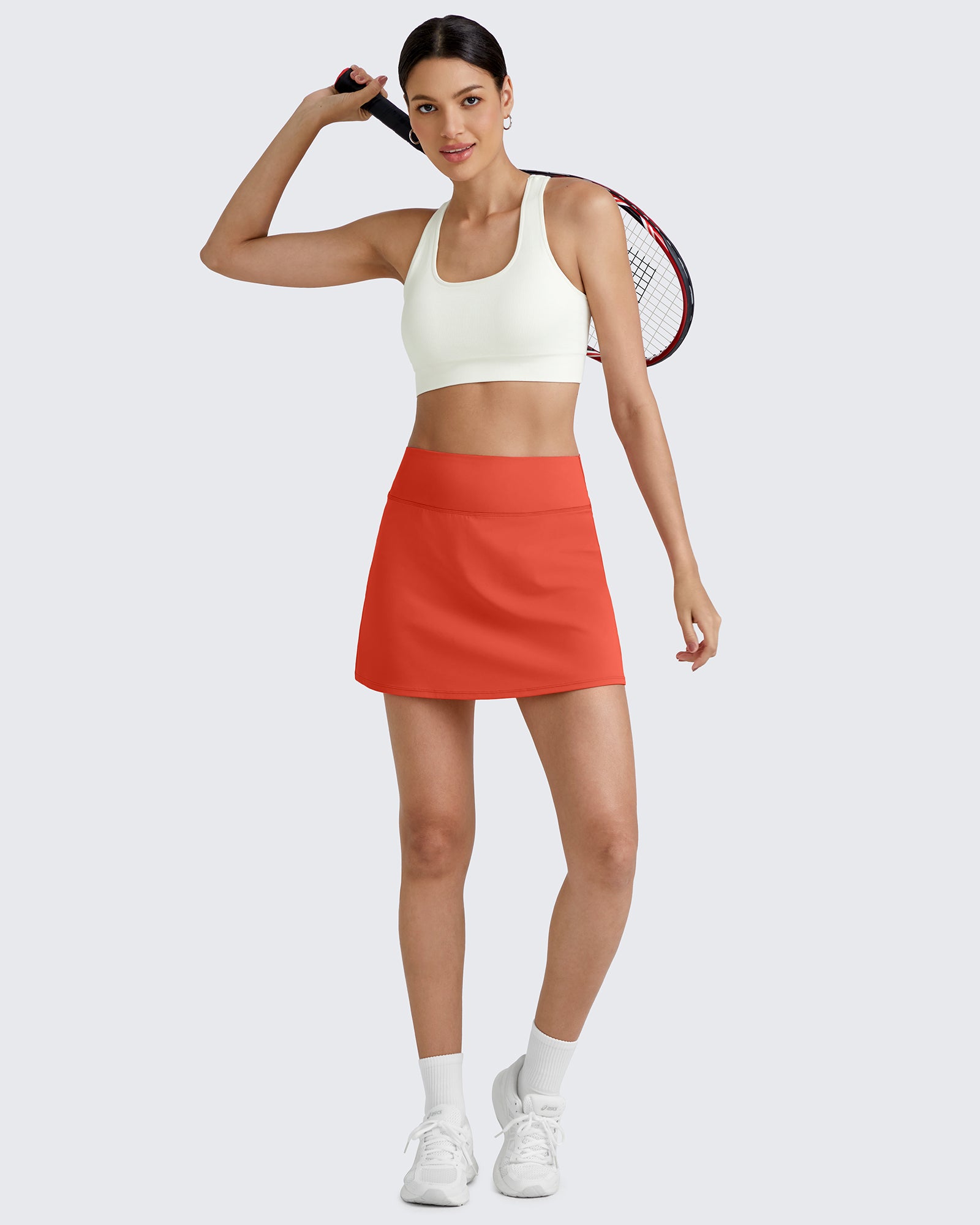 G4Free Activewear - BareFeel Casual Inner Shorts Tennis Skirts 15'' -GF25H393AA-S-GF25H393AB-M-GF25H393AC-L-GF25H393AD-XL-GF25H393AE-XXL