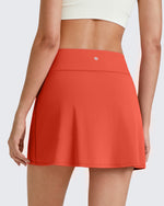 G4Free Activewear - BareFeel Casual Inner Shorts Tennis Skirts 15'' -GF25H393AA-S-GF25H393AB-M-GF25H393AC-L-GF25H393AD-XL-GF25H393AE-XXL