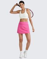 G4Free Activewear - BareFeel Casual Inner Shorts Tennis Skirts 15'' -GF25H393AA-S-GF25H393AB-M-GF25H393AC-L-GF25H393AD-XL-GF25H393AE-XXL