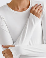 G4Free Activewear - BareFeel Crew Neck Ruches Maternity Long Sleeve -GF25BY380CA-S-GF25BY380CB-M-GF25BY380CC-L-GF25BY380CD-XL-GF25BY380CE-XXL