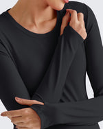 G4Free Activewear - BareFeel Crew Neck Ruches Maternity Long Sleeve -GF25BY380CA-S-GF25BY380CB-M-GF25BY380CC-L-GF25BY380CD-XL-GF25BY380CE-XXL