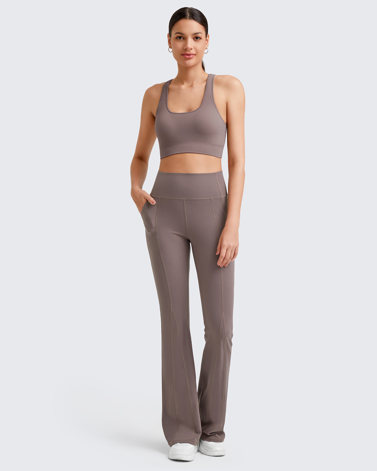 G4Free Activewear - BareFeel High-Rise Flare Yoga Casual Pants -GF24A329AA-S-GF24A330AA-S-GF24A331AA-S-GF24A329AB-M-GF24A330AB-M