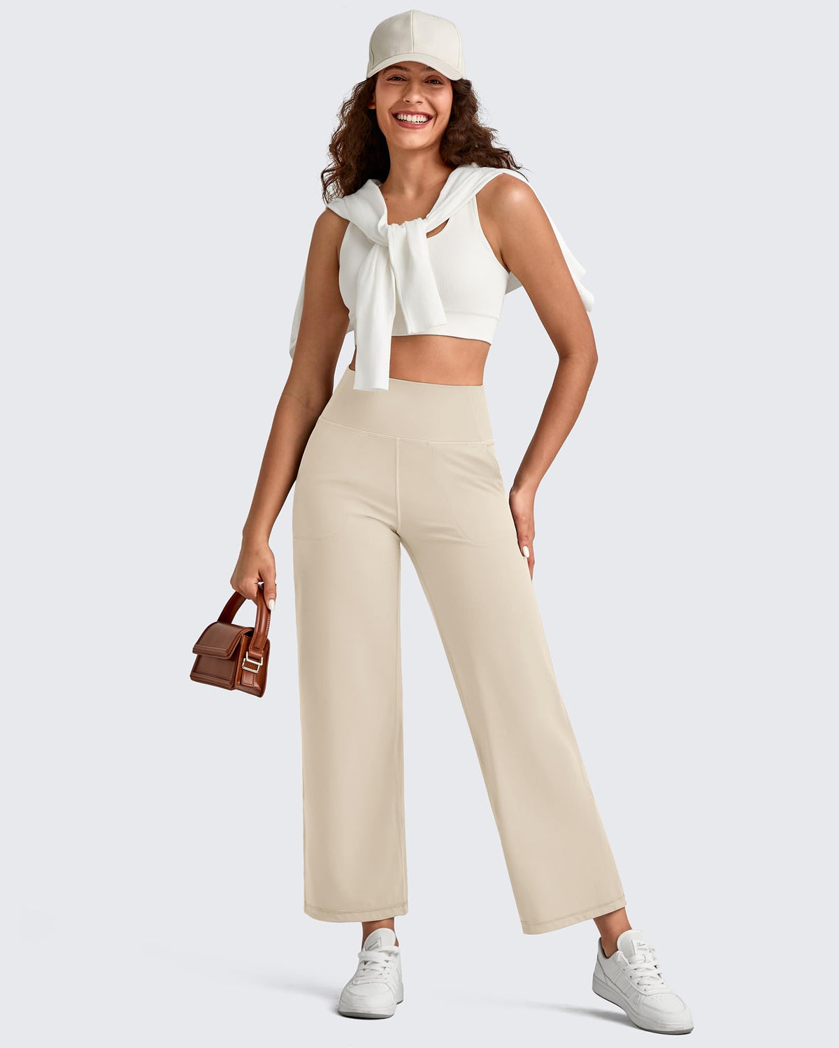 G4Free Activewear - BareFeel High Waist Wide Leg Ankle Length Pants -GF25J487AF-XS-GF25J488AF-XS-GF25J489AF-XS-GF25J487AA-S-GF25J488AA-S