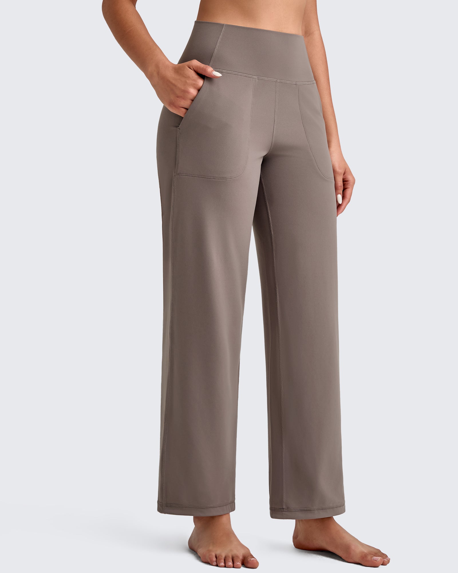 G4Free Activewear - BareFeel High Waist Wide Leg Ankle Length Pants -GF25J487AF-XS-GF25J488AF-XS-GF25J489AF-XS-GF25J487AA-S-GF25J488AA-S