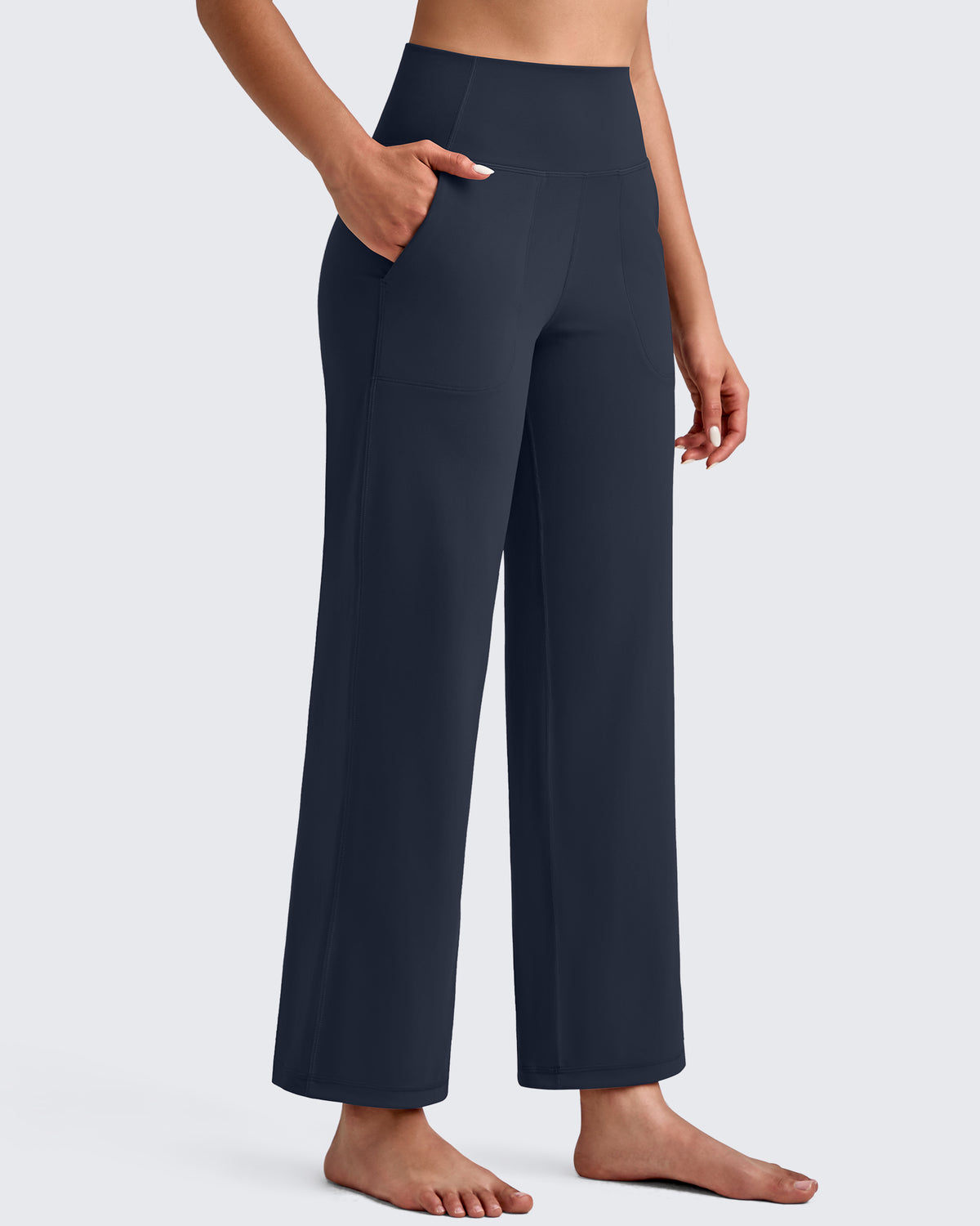 G4Free Activewear - BareFeel High Waist Wide Leg Ankle Length Pants -GF25J487AF-XS-GF25J488AF-XS-GF25J489AF-XS-GF25J487AA-S-GF25J488AA-S