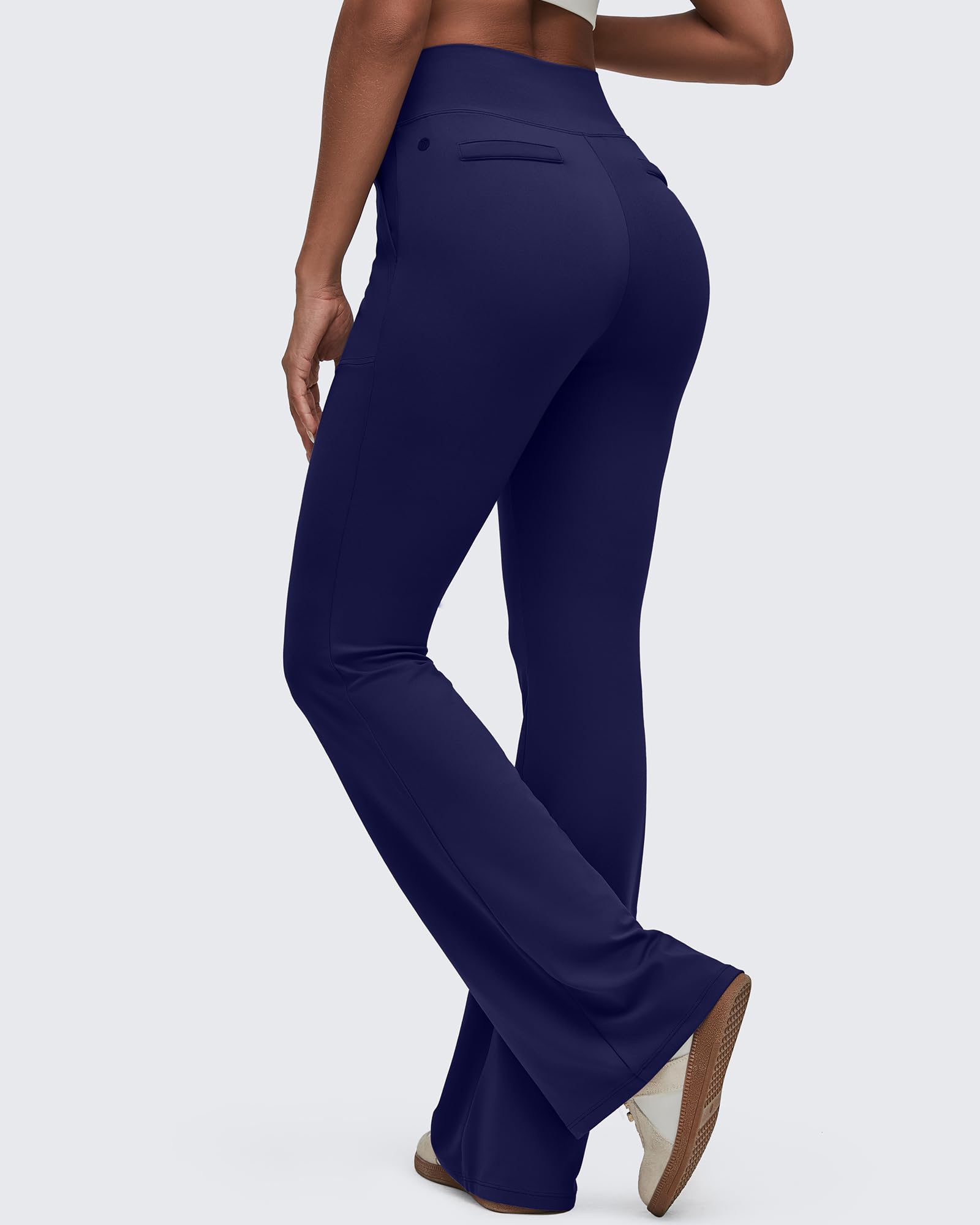 G4Free Activewear - BareFeel High Waisted Pockets Flare Dress Pants -GF25A548DF-XS-GF25A549DF-XS-GF25A550DF-XS-GF25A548DA-S-GF25A549DA-S