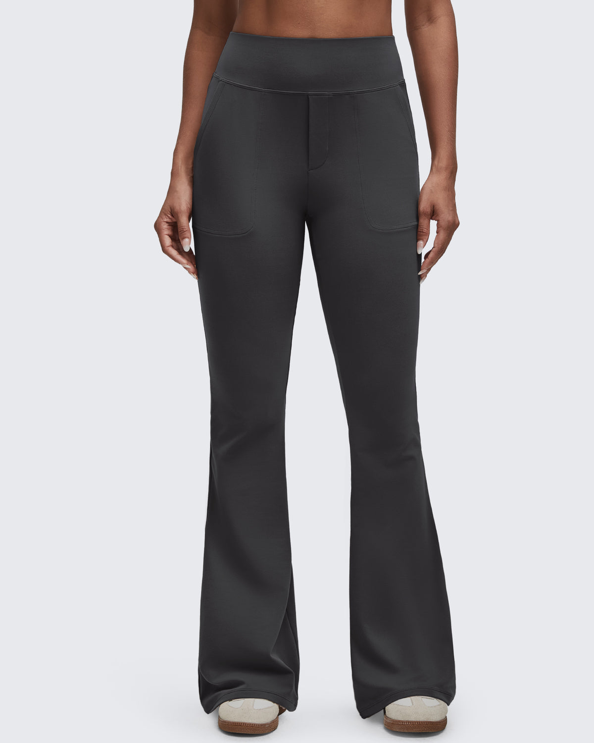 G4Free Activewear - BareFeel High Waisted Pockets Flare Dress Pants -GF25A548DF-XS-GF25A549DF-XS-GF25A550DF-XS-GF25A548DA-S-GF25A549DA-S