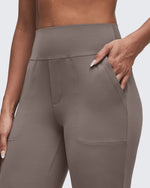 G4Free Activewear - BareFeel High Waisted Pockets Flare Dress Pants -GF25A548DF-XS-GF25A549DF-XS-GF25A550DF-XS-GF25A548DA-S-GF25A549DA-S