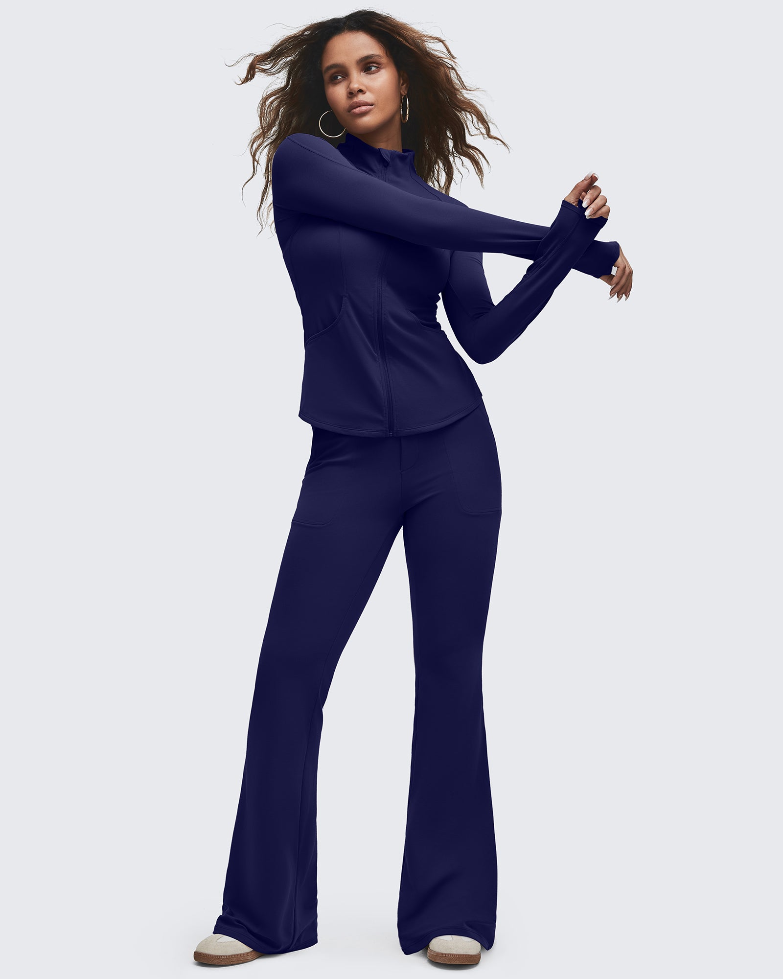 G4Free Activewear - BareFeel High Waisted Pockets Flare Dress Pants -GF25A548DF-XS-GF25A549DF-XS-GF25A550DF-XS-GF25A548DA-S-GF25A549DA-S