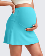 G4Free Activewear - BareFeel Inner Shorts Maternity Workout Skirt -GF25HY520AA-S-GF25HY520AB-M-GF25HY520AC-L-GF25HY520AD-XL-GF25HY520AF-XS