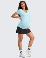 G4Free Activewear - BareFeel Inner Shorts Maternity Workout Skirt -GF25HY520AA-S-GF25HY520AB-M-GF25HY520AC-L-GF25HY520AD-XL-GF25HY520AF-XS
