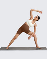 G4Free Activewear - BareFeel Maternity Athletic Legging Shorts 5'' -GF25AY336AA-S-GF25AY336AB-M-GF25AY336AC-L-GF25AY336AD-XL-GF25AY336AE-XXL