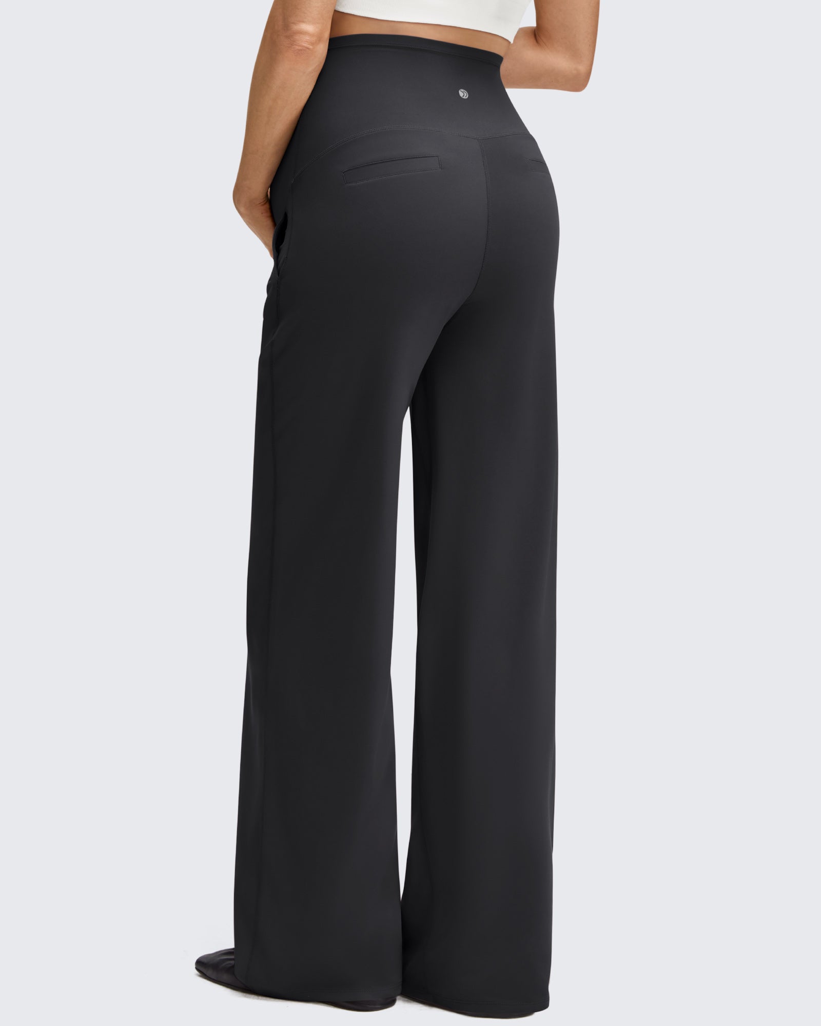 G4Free Activewear - BareFeel Maternity Casual Pockets Wide-Leg Pants -GF25JY593AF-XS-GF25JY594AF-XS-GF25JY595AF-XS-GF25JY593AA-S-GF25JY594AA-S