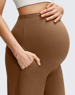 G4Free Activewear - BareFeel Maternity Casual Pockets Wide-Leg Pants -GF25JY593AF-XS-GF25JY594AF-XS-GF25JY595AF-XS-GF25JY593AA-S-GF25JY594AA-S
