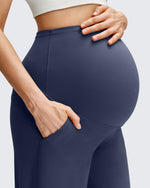 G4Free Activewear - BareFeel Maternity Casual Pockets Wide-Leg Pants -GF25JY593AF-XS-GF25JY594AF-XS-GF25JY595AF-XS-GF25JY593AA-S-GF25JY594AA-S
