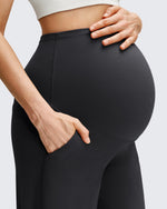 G4Free Activewear - BareFeel Maternity Casual Pockets Wide-Leg Pants -GF25JY593AF-XS-GF25JY594AF-XS-GF25JY595AF-XS-GF25JY593AA-S-GF25JY594AA-S
