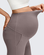 G4Free Activewear - BareFeel Maternity Pockets Dress Flare Leggings -GF25AY605AF-XS-GF25AY606AF-XS-GF25AY607AF-XS-GF25AY605AA-S-GF25AY606AA-S