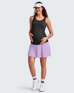 G4Free Activewear - BareFeel One Pocket Maternity Tennis Skirt -GF25HY517BA-S-GF25HY517BB-M-GF25HY517BC-L-GF25HY517BD-XL-GF25HY517BF-XS
