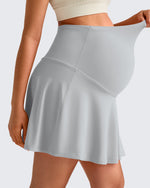 G4Free Activewear - BareFeel One Pocket Maternity Tennis Skirt -GF25HY517BA-S-GF25HY517BB-M-GF25HY517BC-L-GF25HY517BD-XL-GF25HY517BF-XS