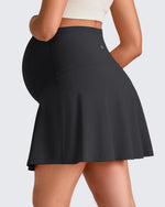 G4Free Activewear - BareFeel One Pocket Maternity Tennis Skirt -GF25HY517BA-S-GF25HY517BB-M-GF25HY517BC-L-GF25HY517BD-XL-GF25HY517BF-XS