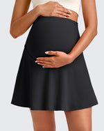 G4Free Activewear - BareFeel One Pocket Maternity Tennis Skirt -GF25HY517BA-S-GF25HY517BB-M-GF25HY517BC-L-GF25HY517BD-XL-GF25HY517BF-XS