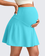 G4Free Activewear - BareFeel One Pocket Maternity Tennis Skirt -GF25HY517BA-S-GF25HY517BB-M-GF25HY517BC-L-GF25HY517BD-XL-GF25HY517BF-XS