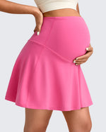 G4Free Activewear - BareFeel One Pocket Maternity Tennis Skirt -GF25HY517BA-S-GF25HY517BB-M-GF25HY517BC-L-GF25HY517BD-XL-GF25HY517BF-XS