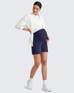 G4Free Activewear - BareFeel Pregnancy Belly Workout Shorts 6 -GF25EY375AA-S-GF25EY375AB-M-GF25EY375AC-L-GF25EY375AD-XL-GF25EY375AE-XXL