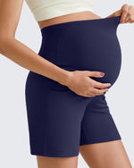 G4Free Activewear - BareFeel Pregnancy Belly Workout Shorts 6 -GF25EY375AA-S-GF25EY375AB-M-GF25EY375AC-L-GF25EY375AD-XL-GF25EY375AE-XXL