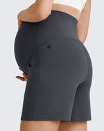 G4Free Activewear - BareFeel Pregnancy Belly Workout Shorts 6 -GF25EY375AA-S-GF25EY375AB-M-GF25EY375AC-L-GF25EY375AD-XL-GF25EY375AE-XXL
