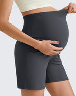 G4Free Activewear - BareFeel Pregnancy Belly Workout Shorts 6 -GF25EY375AA-S-GF25EY375AB-M-GF25EY375AC-L-GF25EY375AD-XL-GF25EY375AE-XXL