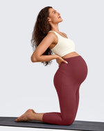 G4Free Activewear - BareFeel Pregnancy Capri Leggings 21'' -GF25AY500AA-S-GF25AY500AB-M-GF25AY500AC-L-GF25AY500AD-XL-GF25AY500AE-XXL