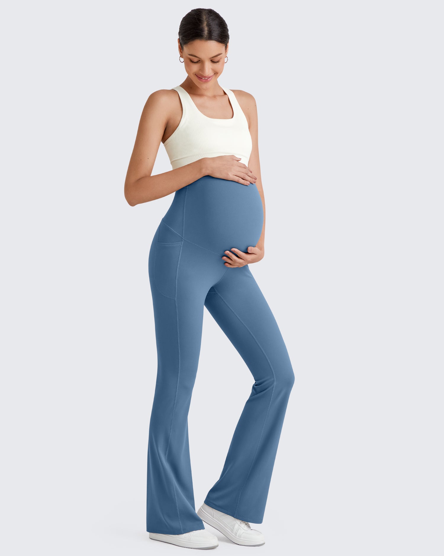 G4Free Activewear - BareFeel Pregnancy Dress Flare Leggings -GF25AY396GA-S-GF25AY398GA-S-GF25AY397GA-S-GF25AY396GB-M-GF25AY398GB-M