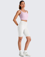 G4Free Activewear - BareFeel Racerback Cropped Sports Bra -GF25L448CA-S-GF25L448CB-M-GF25L448CC-L-GF25L448CD-XL-GF25L448CF-XS