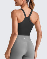G4Free Activewear - BareFeel Racerback Cropped Sports Bra -GF25L448CA-S-GF25L448CB-M-GF25L448CC-L-GF25L448CD-XL-GF25L448CF-XS