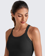 G4Free Activewear - BareFeel Racerback Cropped Sports Bra -GF25L448CA-S-GF25L448CB-M-GF25L448CC-L-GF25L448CD-XL-GF25L448CF-XS